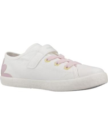 Sportschuhe für Mädchen GEOX ZAPATILLAS NINA MODELO J GISLI GIRL COLOR BLANCO C0406 C0406