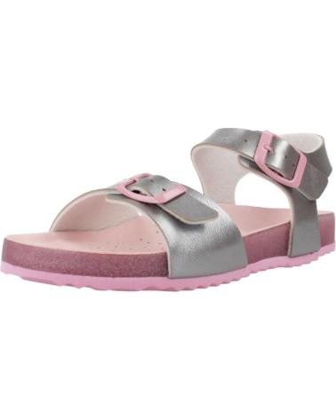 GEOX GIRLS' SANDALS J ADRIEL GIRL C0566 GREY C0566