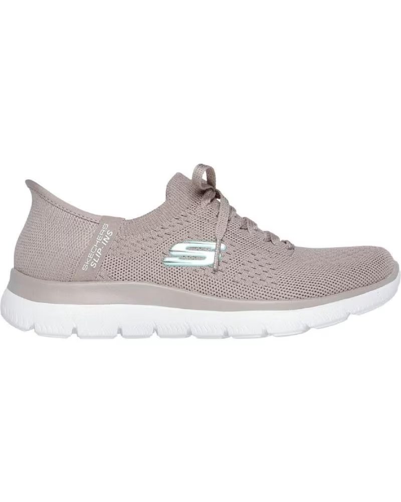 Deportivas de Mujer SKECHERS 150263 ZAPATILLAS CASUAL DE MUJER TAUPE SLIP INS TAUPE