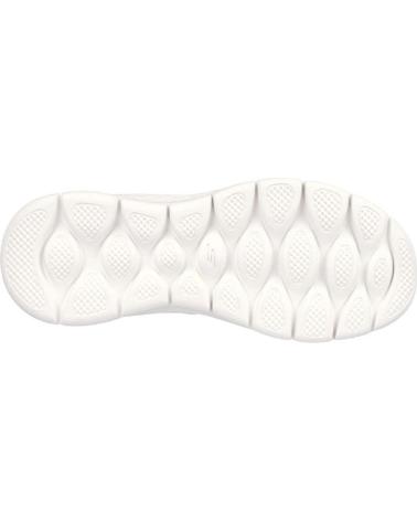 Sportivo per Donna SKECHERS 124836 ZAPATILLAS CASUAL DE MUJER CREMA SLIP INS MALVA