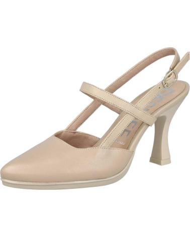 Shuhe ferse für Damen DESIREÉ DESIREE SAMI6 ZAPATOS DE TACON DE PIEL PARA MUJER CREMA