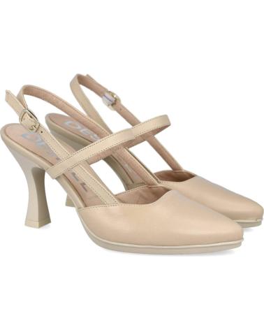 Shuhe ferse für Damen DESIREÉ DESIREE SAMI6 ZAPATOS DE TACON DE PIEL PARA MUJER CREMA