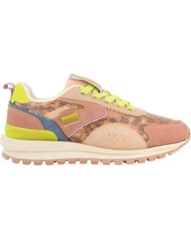 GIOSEPPO ZAPATILLAS PIEL Y REJILLA CAVENDISH ROSA