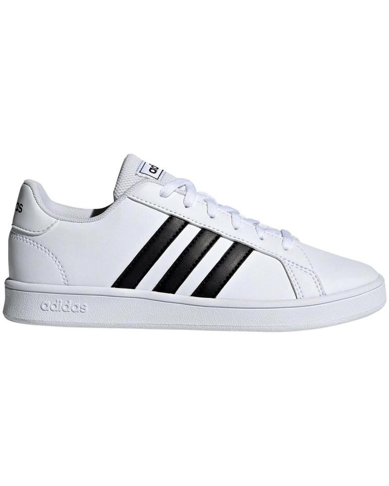 Deportivas de Niña y Niño ADIDAS GRAND COURT K EF0103 BLANCO