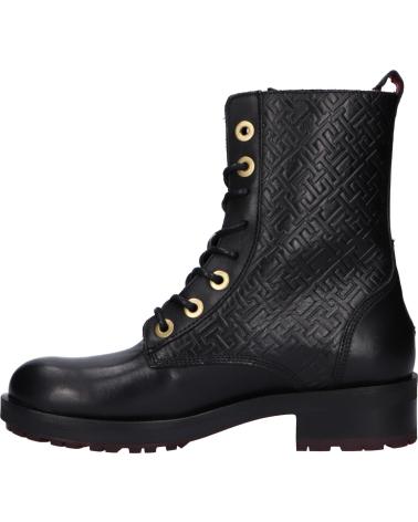 Botas de Mulher TOMMY HILFIGER FW0FW06817 BIKER BOOT BDS BLACK
