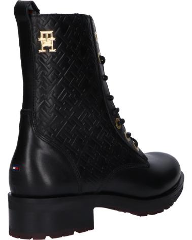 Botas de Mulher TOMMY HILFIGER FW0FW06817 BIKER BOOT BDS BLACK