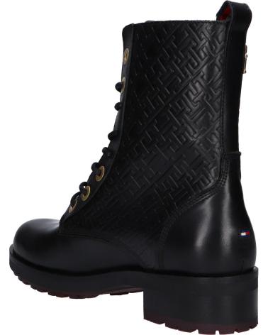Botas de Mulher TOMMY HILFIGER FW0FW06817 BIKER BOOT BDS BLACK
