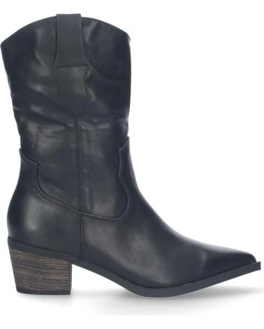 Boots-De-Mujer-PUNTOSALAO-BOTAS-DE-TACON-MEDIO-CANA-ALTA-PARA-MUJER-PUNTA-FINA-COLOR-N-VARIOS-COLORES