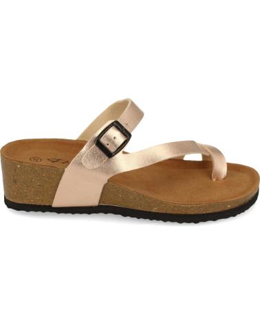 Sandalen für Damen PUNTOSALAO SANDALIAS DE CUNA BIO TIPO ESCLAVA MUJER COLOR CHAMPAN M-28 VARIOS COLORES