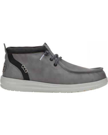 Bottines pour Homme HEY DUDE WALLY MID GRIPR CLASSIC GRIS