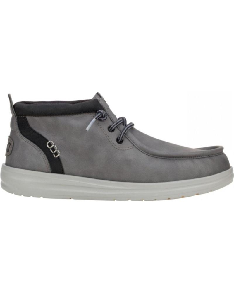 Bottines pour Homme HEY DUDE WALLY MID GRIPR CLASSIC GRIS