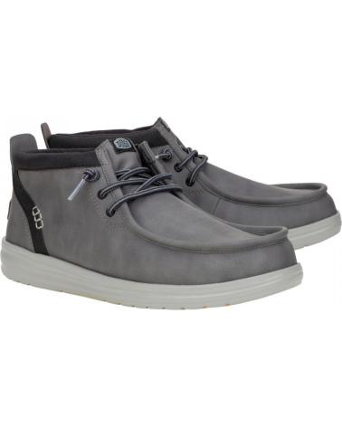 Bottines pour Homme HEY DUDE WALLY MID GRIPR CLASSIC GRIS