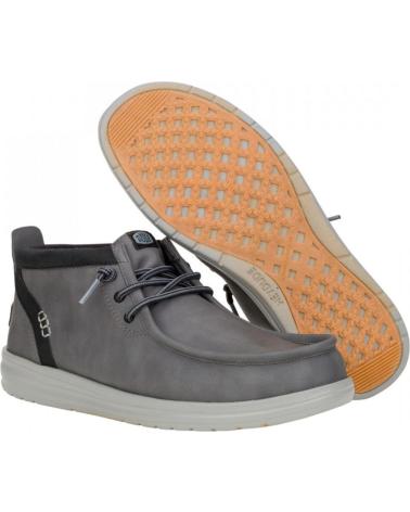 Bottines pour Homme HEY DUDE WALLY MID GRIPR CLASSIC GRIS
