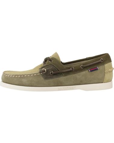 Man Mocasines SEBAGO MOCASINES HOMBRE MODELO ROSSISLAND JIB COLOR VERDE MILITARY