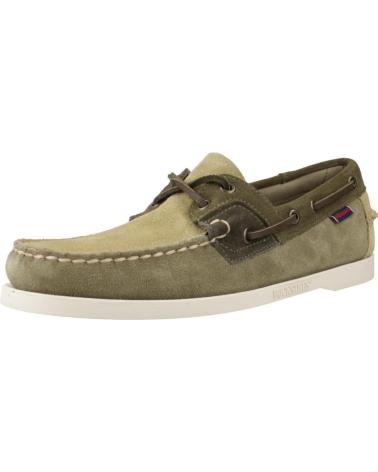 Man Mocasines SEBAGO MOCASINES HOMBRE MODELO ROSSISLAND JIB COLOR VERDE MILITARY