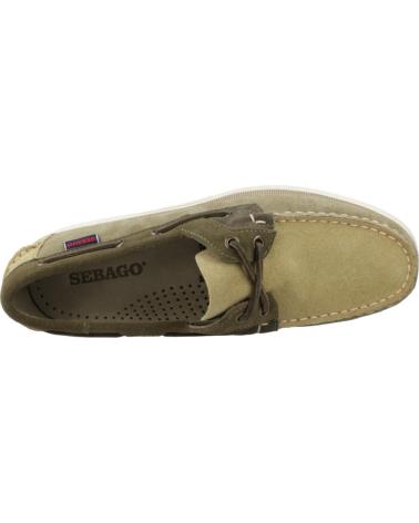 Man Mocasines SEBAGO MOCASINES HOMBRE MODELO ROSSISLAND JIB COLOR VERDE MILITARY