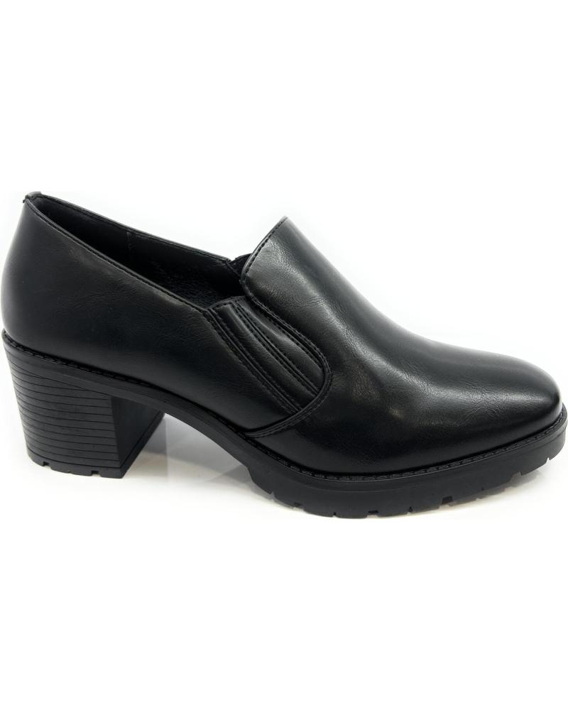Scarpe per Donna LEONAL ZAPATO MUJER TACON ABOTINADO ELASTICOS C NEGRO