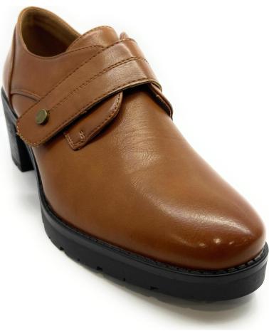Sapatos de Mulher CHIC VISION ZAPATO VELCRO TACON COMODO RELAX MARRóN