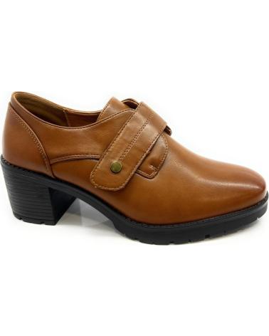 Sapatos de Mulher CHIC VISION ZAPATO VELCRO TACON COMODO RELAX MARRóN