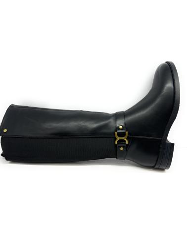 Bottes pour Femme CHIC VISION BOTA MUJER ALTA ELASTICO PLANA NEGRO