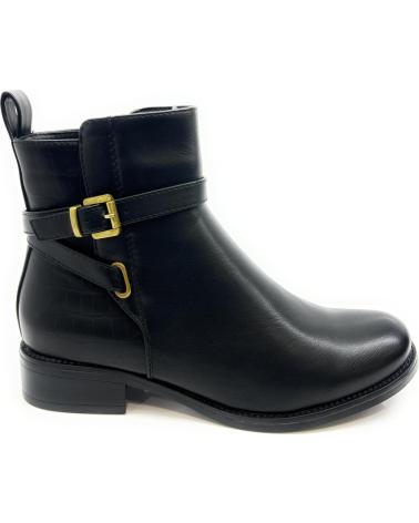 Bottines pour Femme CHIC VISION BOTIN MUJER PLANO HEBILLAS CREMALLERA NEGRO