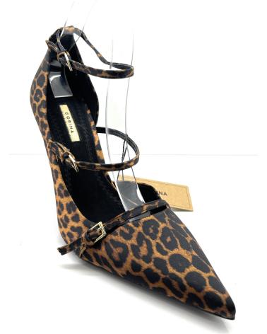 Schuhe für Damen CHIC VISION ZAPATO MUJER SALON LEOPARDO TACON CORREA VARIOS COLORES