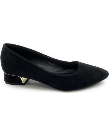 Woman shoes KISS LEISS SALONES MUJER TACON BAJO VESTIR NEGRO