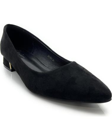Woman shoes KISS LEISS SALONES MUJER TACON BAJO VESTIR NEGRO