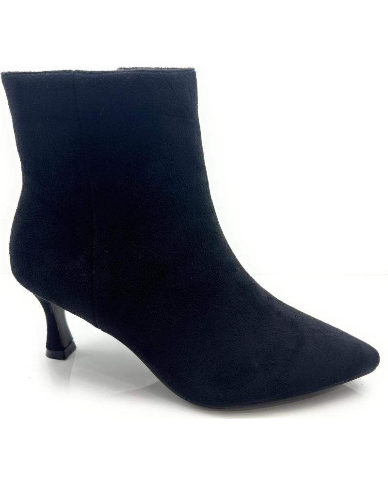 Bottines pour Femme KISS LEISS BOTINES MUJER TACON PUNTA FINA ANTE NEGRO