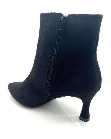 Bottines pour Femme KISS LEISS BOTINES MUJER TACON PUNTA FINA ANTE NEGRO