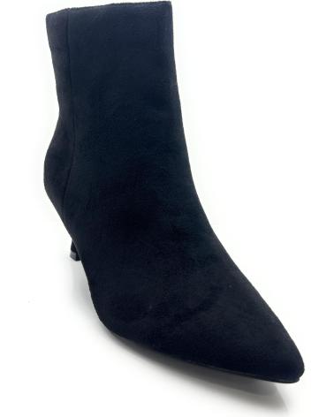 Bottines pour Femme KISS LEISS BOTINES MUJER TACON PUNTA FINA ANTE NEGRO