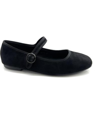 Ballerines pour Femme KISS LEISS MANOLETINAS MUJER PLANAS CORREA HEBILLA NEGRO