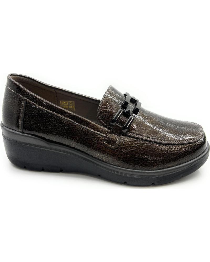 Chaussures pour Femme CHIC VISION MOCASIN MUJER CHAROL CUNA CONFORT HEBILL MARRóN