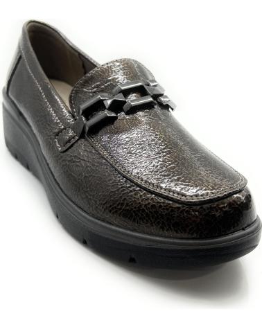 Chaussures pour Femme CHIC VISION MOCASIN MUJER CHAROL CUNA CONFORT HEBILL MARRóN