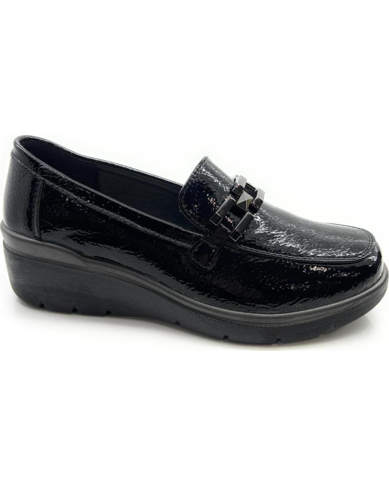 Chaussures pour Femme CHIC VISION MOCASIN MUJER CHAROL CUNA CONFORT HEBILL NEGRO