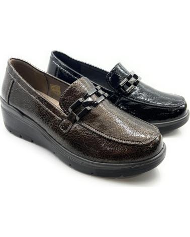 Chaussures pour Femme CHIC VISION MOCASIN MUJER CHAROL CUNA CONFORT HEBILL NEGRO
