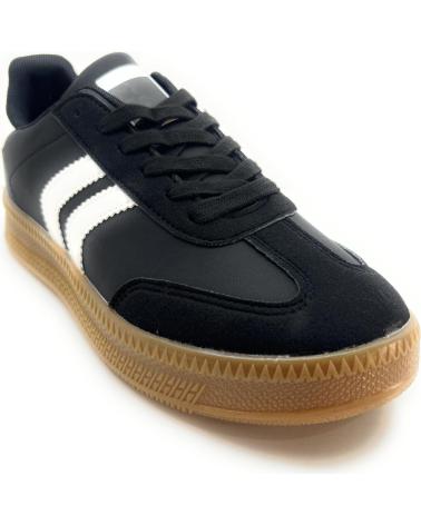 Sneaker für Damen KISS LEISS DEPORTES CORDON PISO CREPE NEGRO