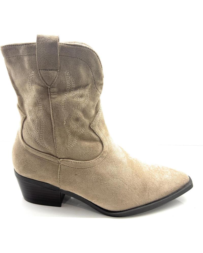 Botas de Mujer KISS LEISS BOTIN COWBOY MUJER ANTELINA TACON MORADO