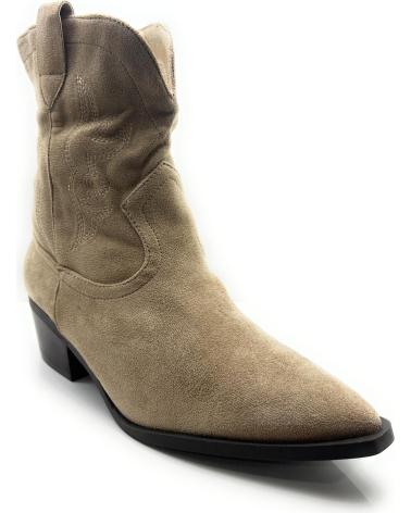 Botas de Mujer KISS LEISS BOTIN COWBOY MUJER ANTELINA TACON MORADO