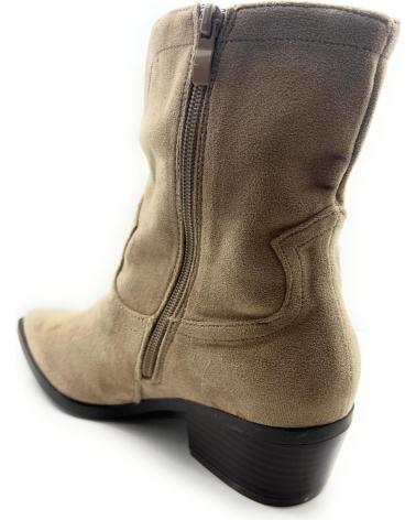 Botas de Mujer KISS LEISS BOTIN COWBOY MUJER ANTELINA TACON MORADO