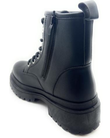 Botines de Mujer KISS LEISS BOTA MILITAR MUJER CORDON-CREMALLERA NEGRO