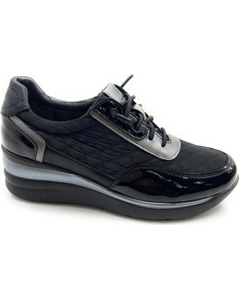 Woman Trainers CHIC VISION DEPORTES MUJER CASUAL CORDON ELASTICO CU NEGRO