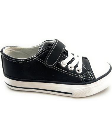 girl Trainers BUBBLE BOBBLE ZAPATILLA BASKET VELCRO-ELASTICO PUNTERA NEGRO
