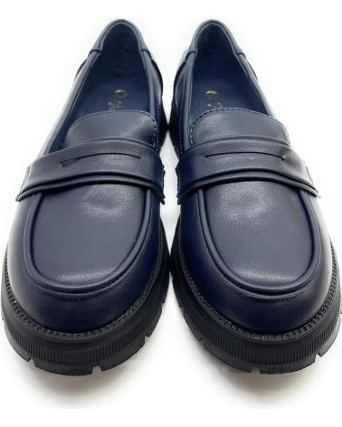 BUBBLE BOBBLE MOCASIN COLEGIAL ANTIFAZ COMODO PIEL AZUL