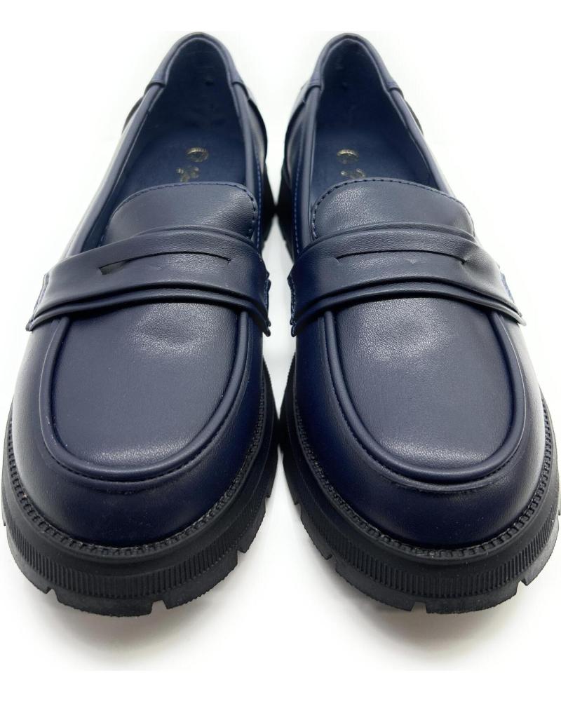 BUBBLE BOBBLE MOCASIN COLEGIAL ANTIFAZ COMODO PIEL AZUL