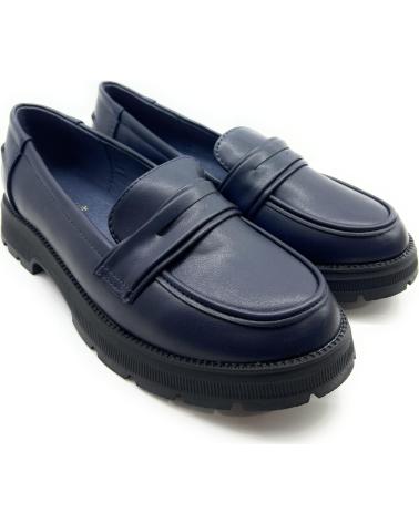 BUBBLE BOBBLE MOCASIN COLEGIAL ANTIFAZ COMODO PIEL AZUL