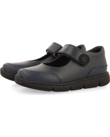 Sapatos de Menina GIOSEPPO ZAPATOS COLEGIAL NINA ADHESIVO AZUL