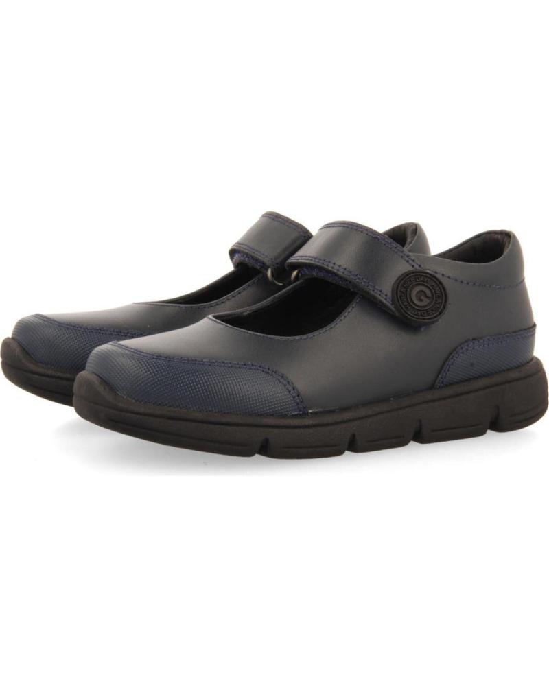 Sapatos de Menina GIOSEPPO ZAPATOS COLEGIAL NINA ADHESIVO AZUL