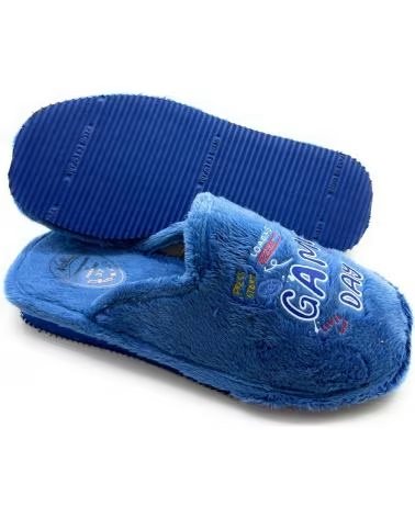 Pantoufles pour Garçon CHIC VISION DE MAISON GAME DAY BLEU POUR CADET AZUL