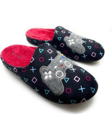 Pantufas de Homem CHIC VISION ZAPATILLAS CASA GARZON CABALLERO PLAY NEGRO